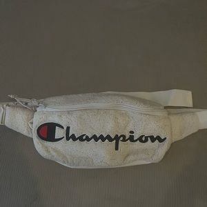 Champion furry winter waist bag/fanny pack